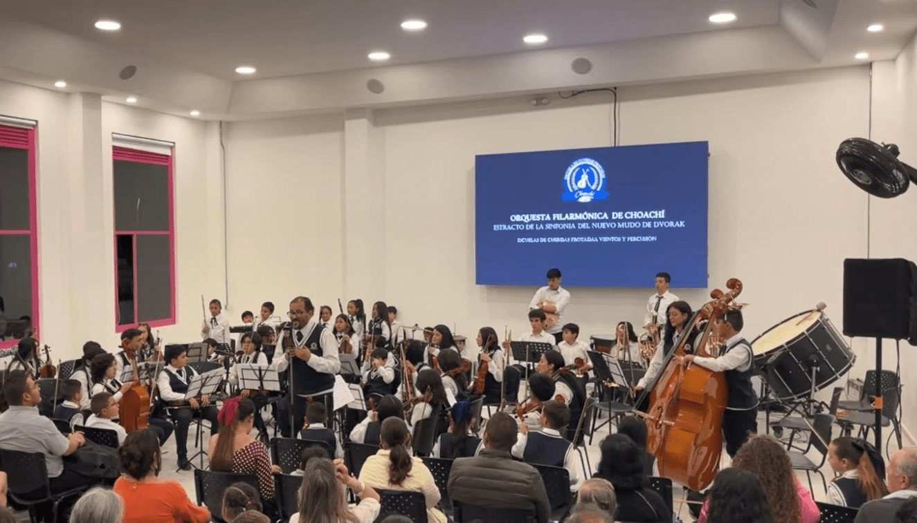 Orquesta filarmónica de Choachí realiza su relanzamiento