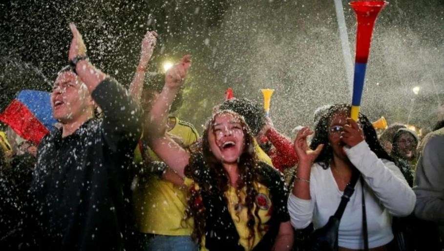 Colombia celebró con pasión la final de la Copa América