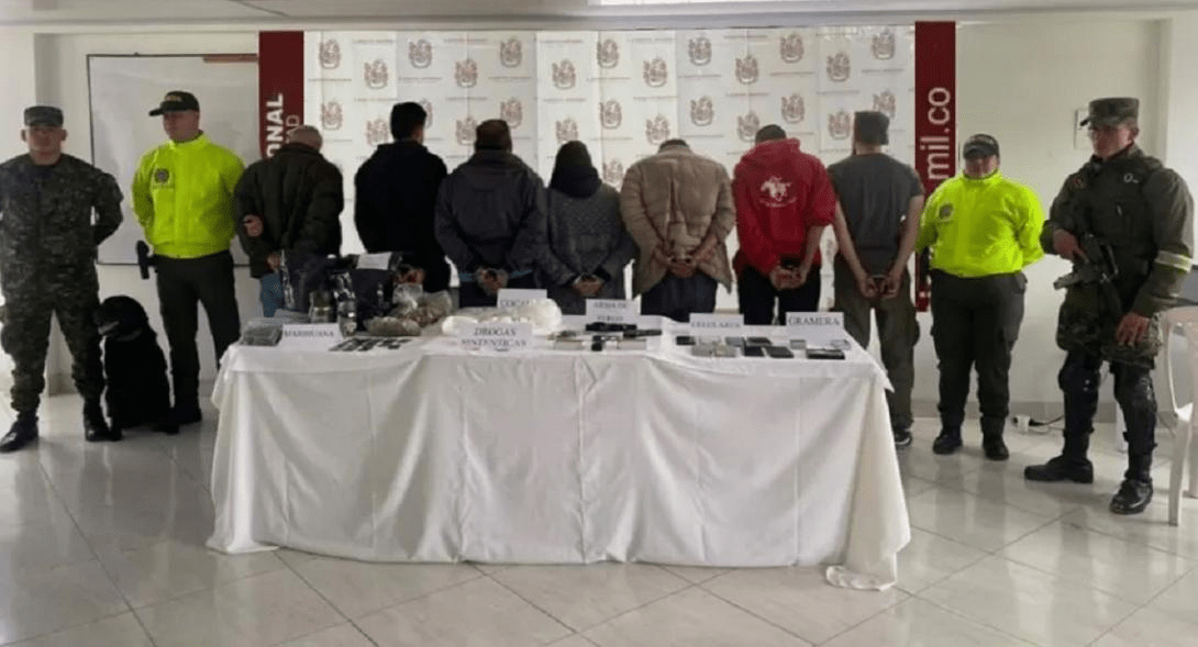 Ejército y Policía desarticulan grupo de delincuencia común organizada en Cota