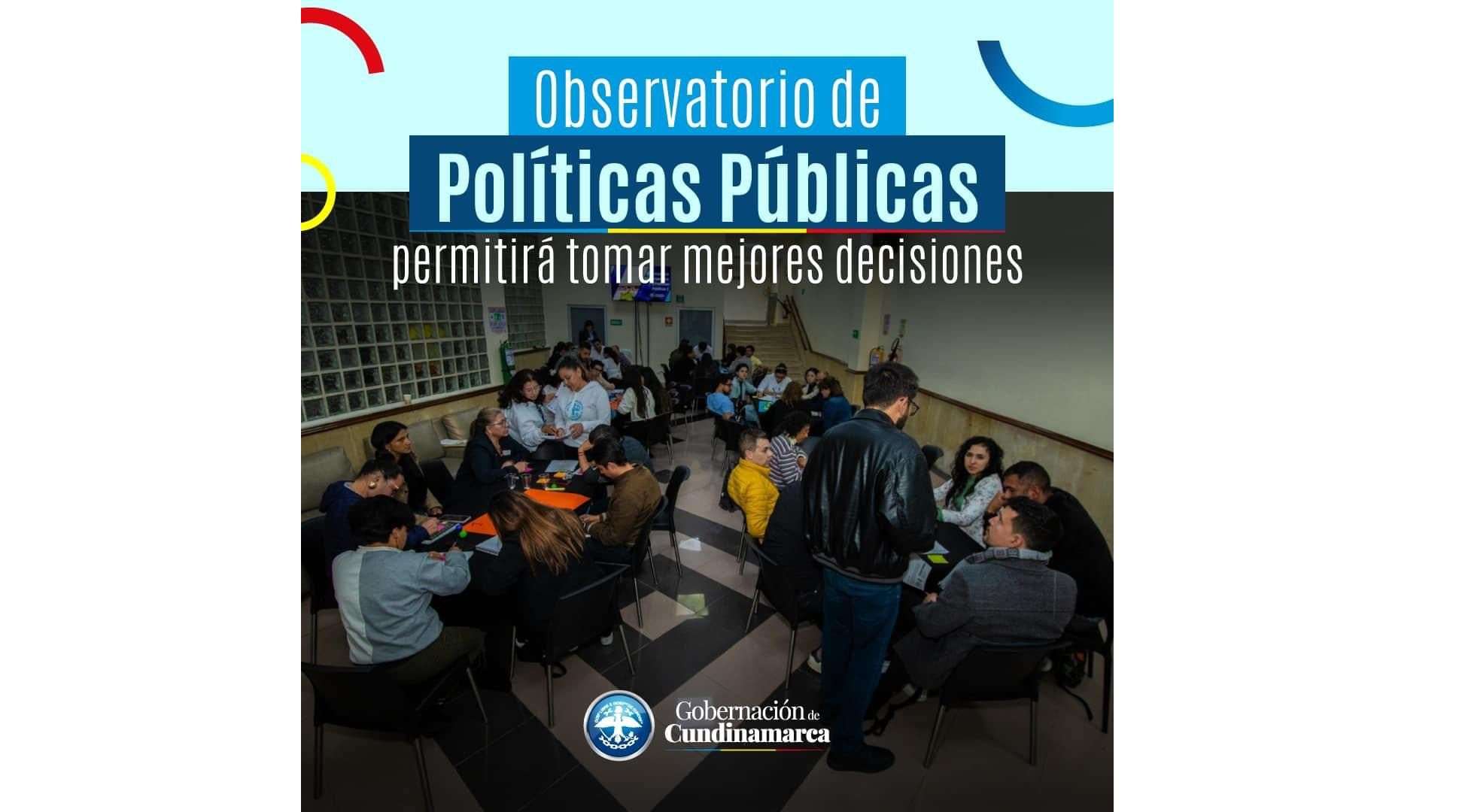 Cundinamarca avanza con la creación del Observatorio de Prospectiva de Políticas Públicas