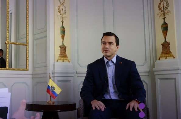 Presidente de Ecuador reconoció que teme ser víctima de un atentado