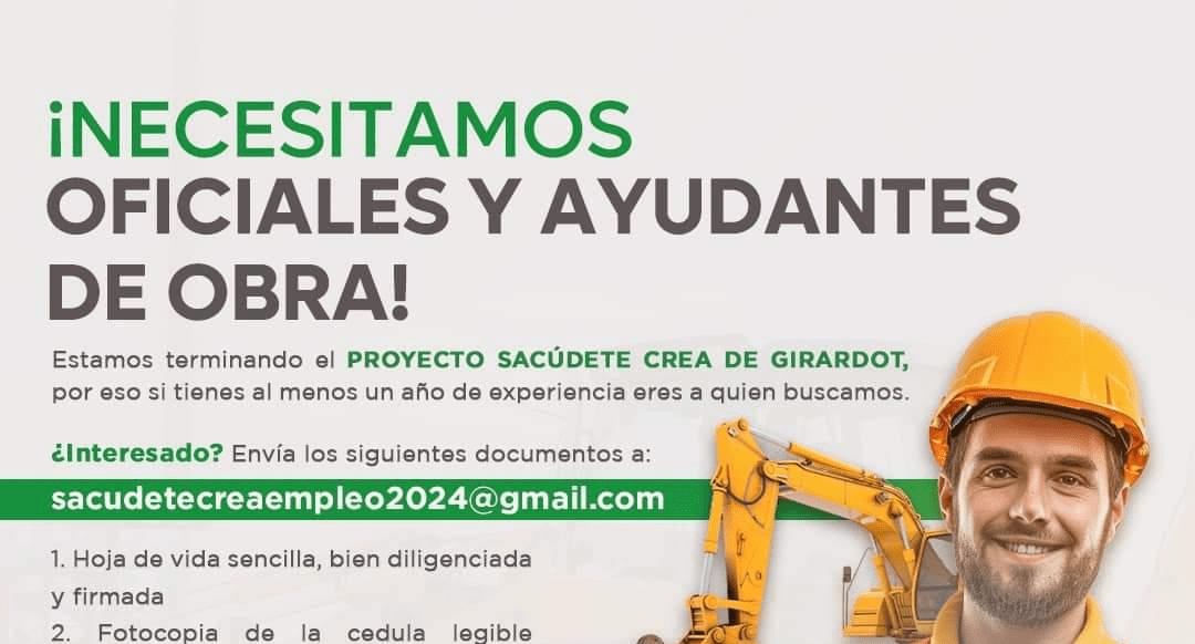 Girardot ofrece oportunidades de empleo
