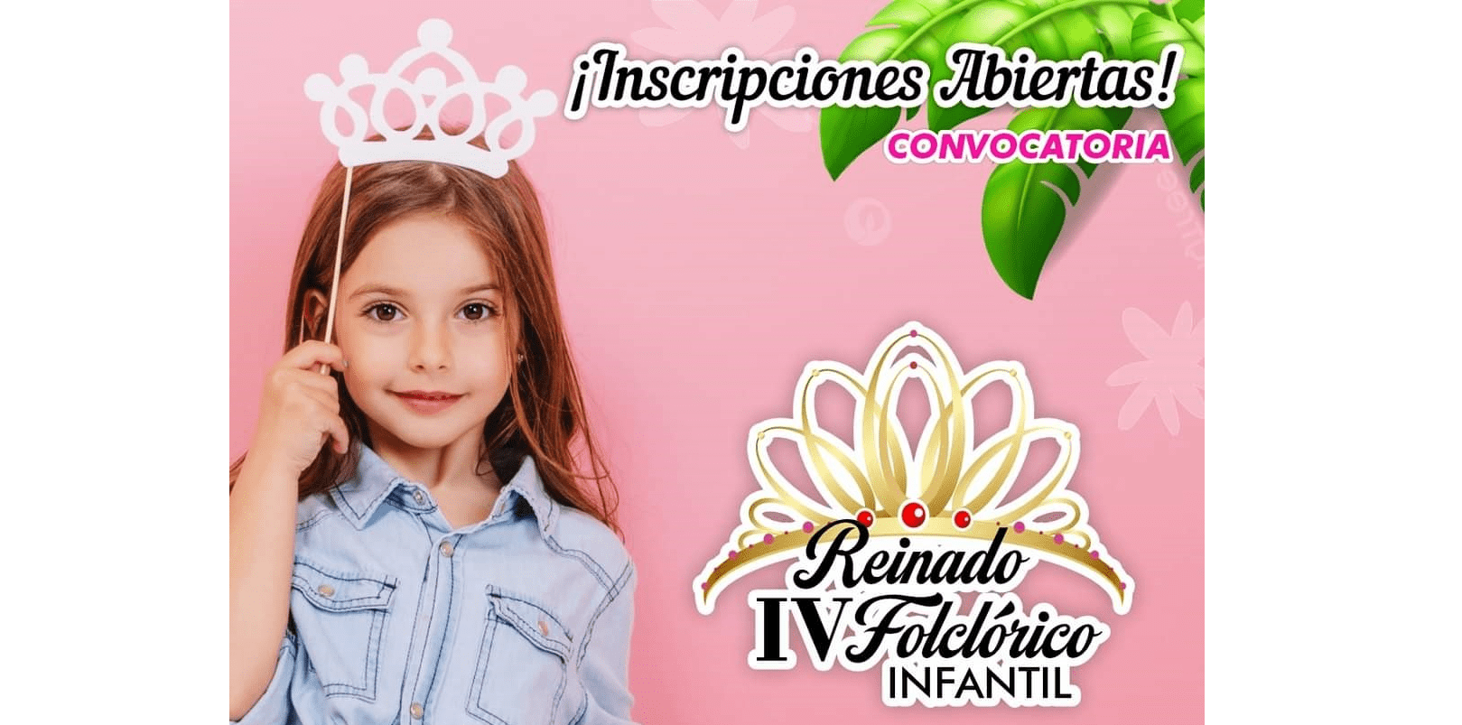 Convocatoria para el IV Reinado Folclórico Infantil en Guataquí