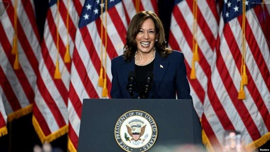 Kamala Harris ataca a Donald Trump en su primer mitin de campaña