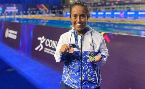 La cundinamarquesa Natalia Prada se subió al podio en la Serie Mundial de Paranatación