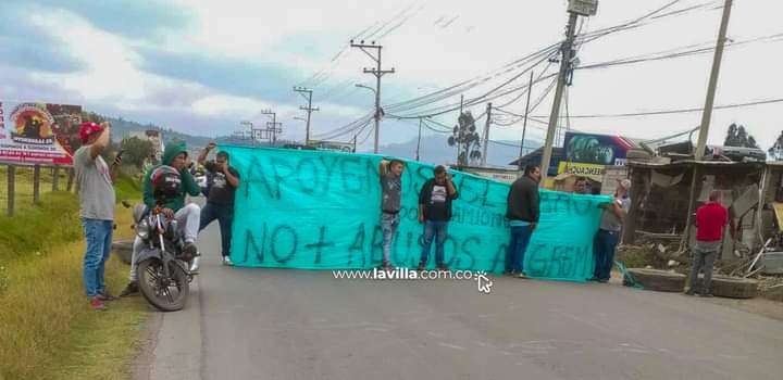 Bloqueos en Ubaté generan problemas