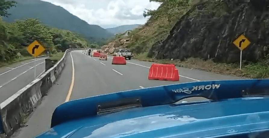 Paso a un solo carril en la Ruta del Sol sector El Korán – Guaduas