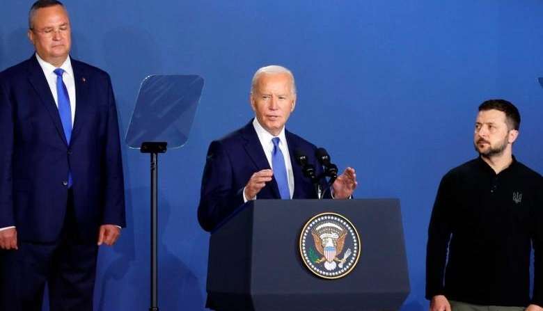Joe Biden confunde al presidente de Ucrania con Putin