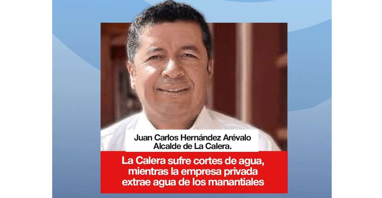 Alcalde habla sobre polémica por la explotación de recursos hídricos de Coca-Cola FEMSA en La Calera