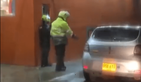 Comunidad unida contra la inseguridad por Intento de robo en la vía Bogotá-La Vega