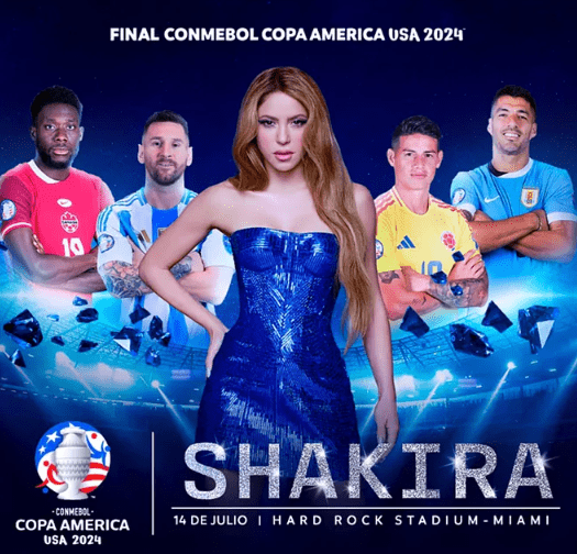 Shakira cantará en la final de la Copa América