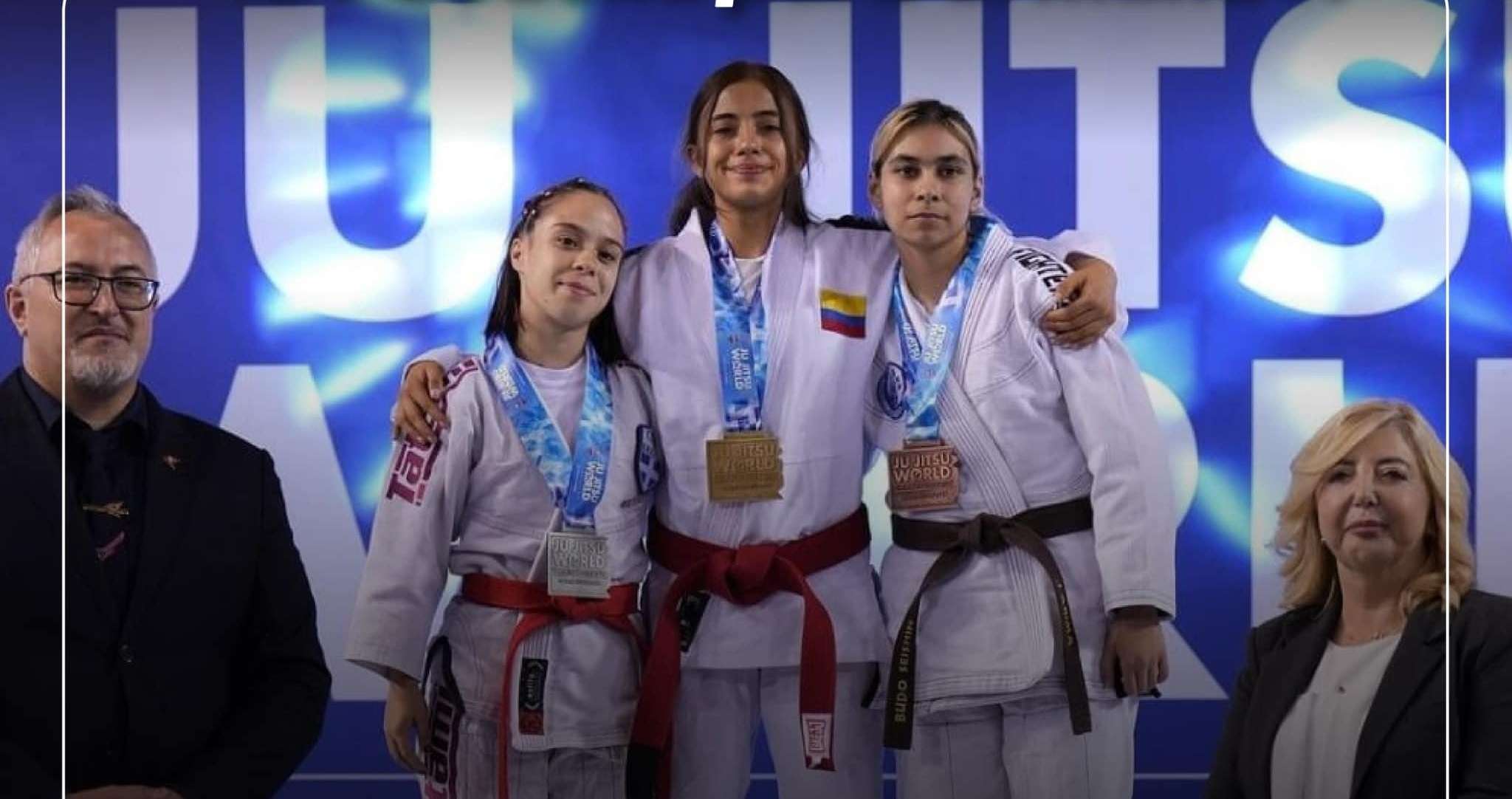 Soacha celebra a su nueva campeona mundial Jiu- Jitsu