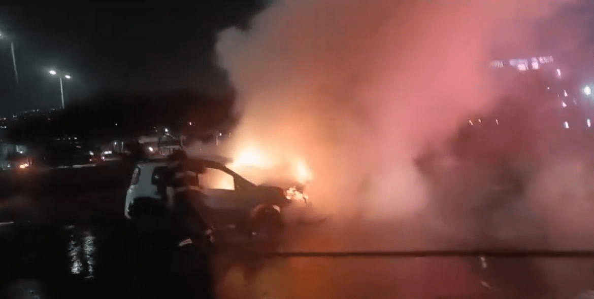 Incendio de vehículo en Soacha genera alerta