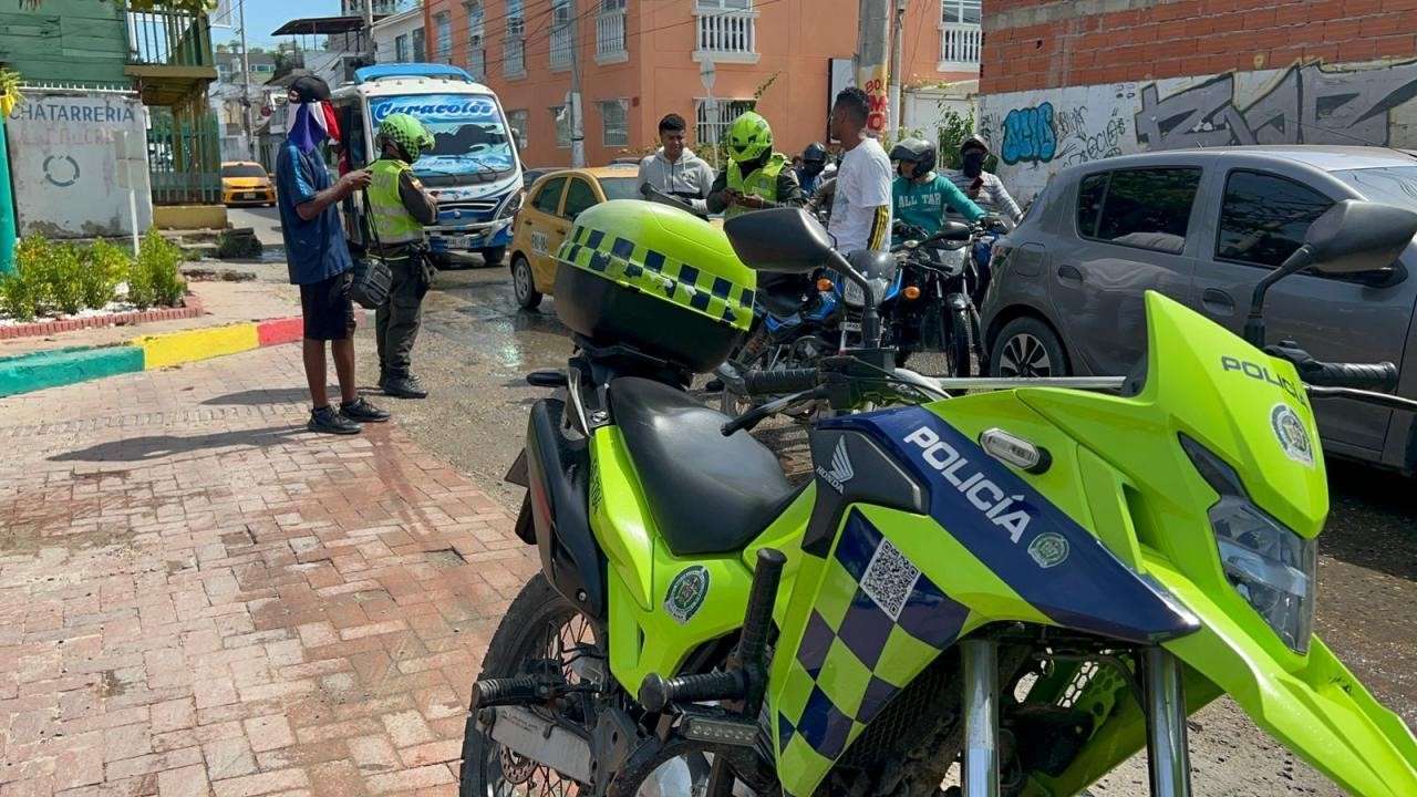 Capturado falso policía en la localidad de Santa Fe en Bogotá