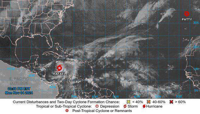 Tormenta tropical Rafael deja cinco muertos y más de 1.500 afectados en Panamá