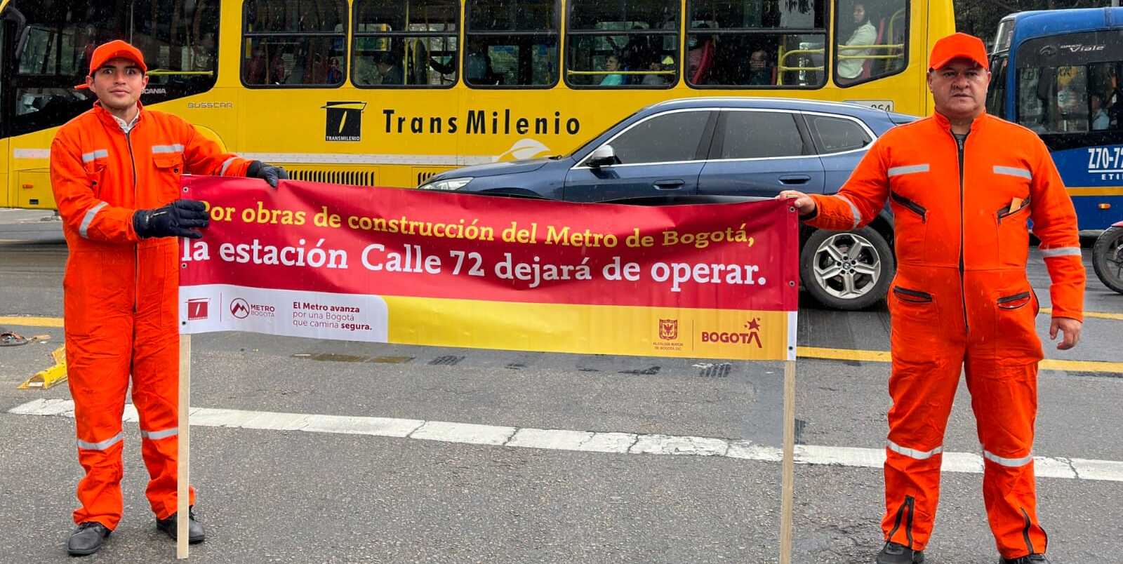 Deja de operar la estación Calle 72 de TransMilenio