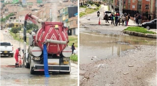 Aguas residuales en la comuna 5 de Soacha siguen afectando la comunidad