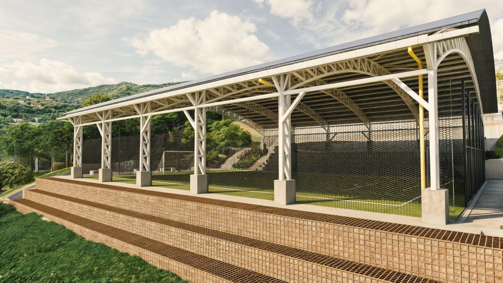 El municipio de Gutierrez hará realidad la construcción de la cancha de fútbol 5