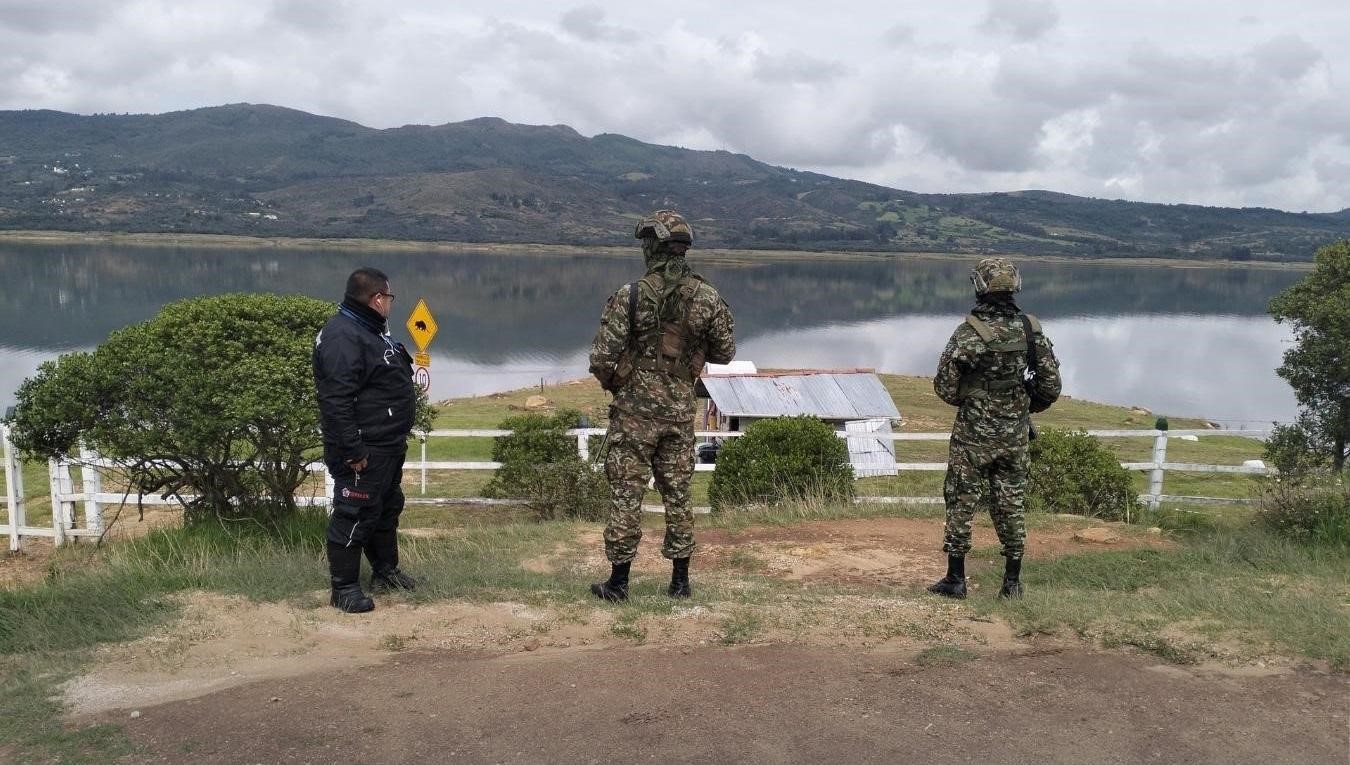 Guatavita lanza estrategias contra robos en línea con apoyo de la Policía