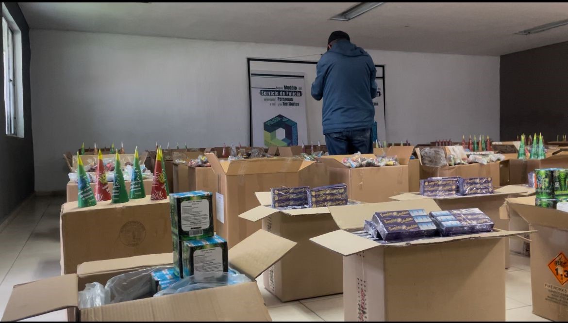 Policía decomisa cargamento de pólvora en Facatativá avaluado en 50 millones de pesos