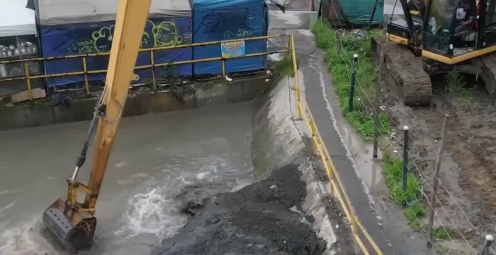 Soacha y Acueducto de Bogotá unen esfuerzos para mitigar inundaciones en Terreros