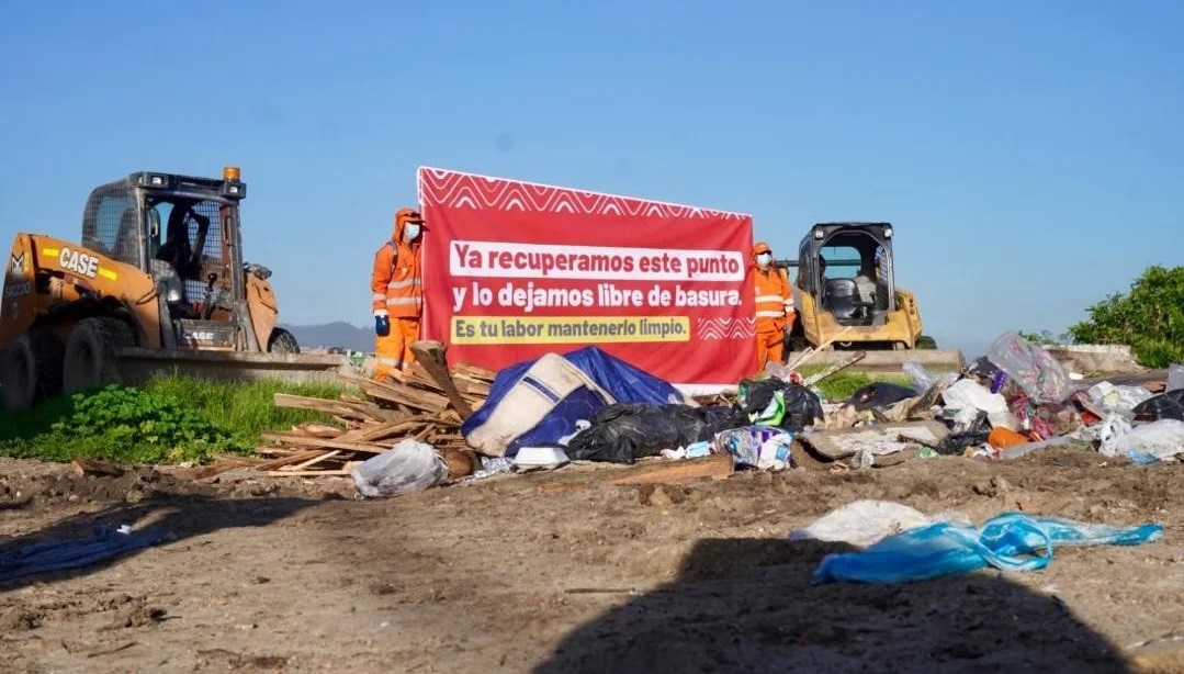 Soacha inicia recuperación de 5 puntos críticos afectados por basuras y escombros