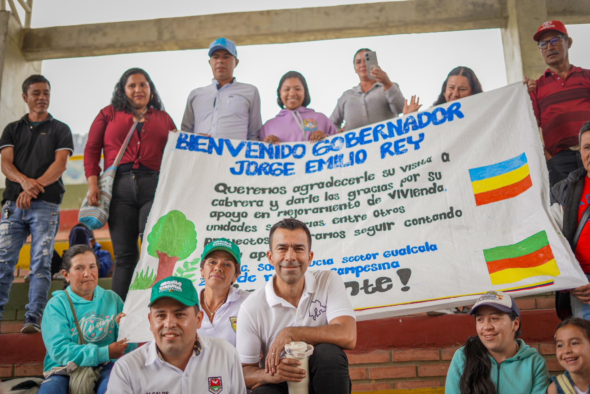 Cabrera avanza con inversiones gracias al liderazgo del Gobernador Jorge Emilio Rey Angel