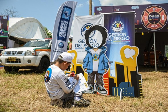 Niños de Cundinamarca se capacitan en gestión del riesgo a través de la Unidad de Exploradores