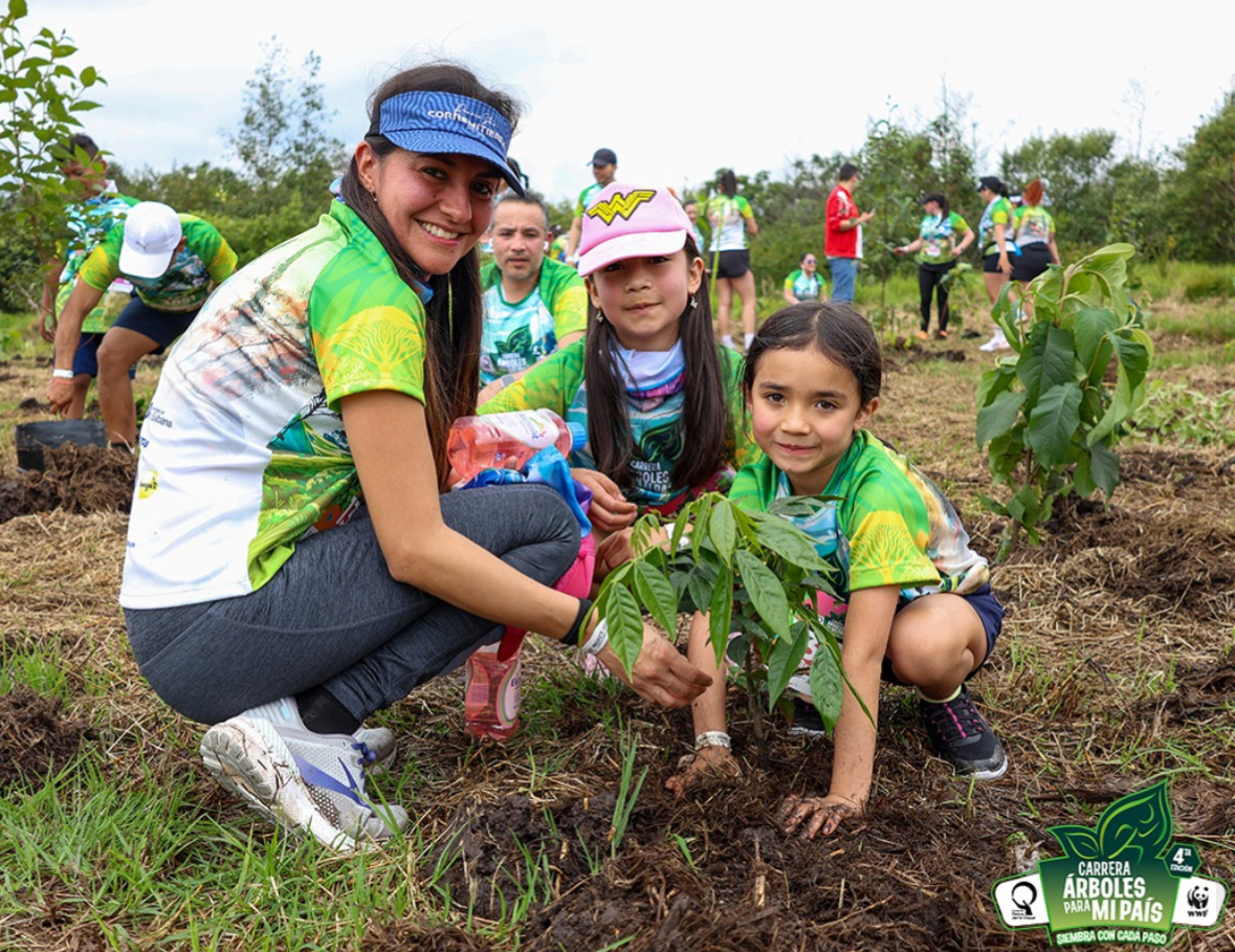 Siembran 3.000 nuevas plantas en la Reserva Natural Eco Parque Sabana