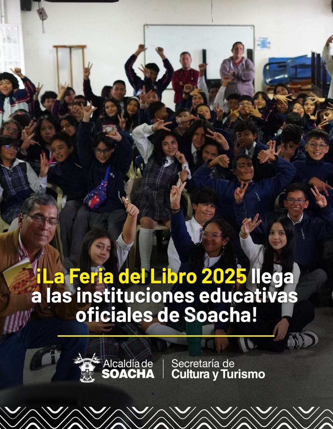 La Feria del Libro ilumina las aulas de Soacha en una ruta de cultura y creatividad