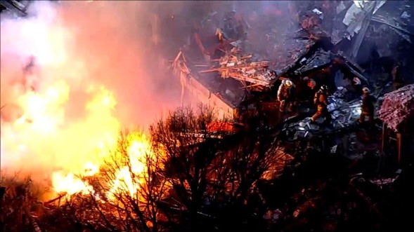 Varias viviendas afectadas en Incendio en La Virginia, Risaralda