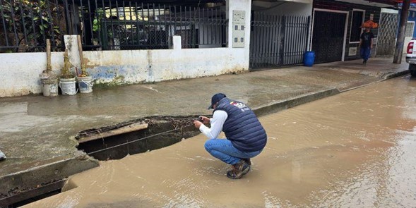 EPC atiende emergencia en Viotá tras desbordamiento de quebrada La San Juana