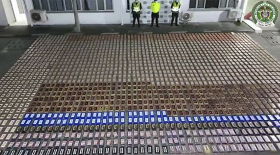 Incautan dos toneladas de cocaína en Buenaventura