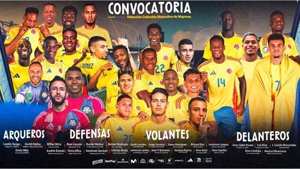 Siete novedades en la convocatoria de Colombia para enfrentar a Perú y Argentina