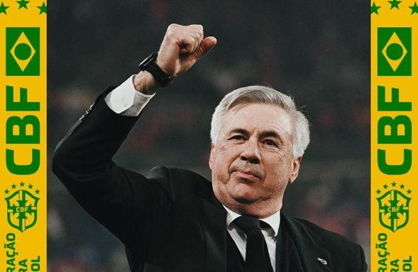 Carlo Ancelotti es el nuevo entrenador de la Selección de Brasil