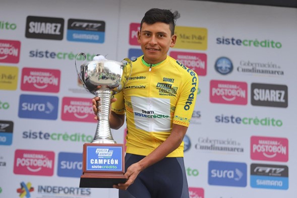 “Dimos espectáculo y me pone feliz ser campeón de la Vuelta de la Juventud”: Juan Felipe Rodríguez