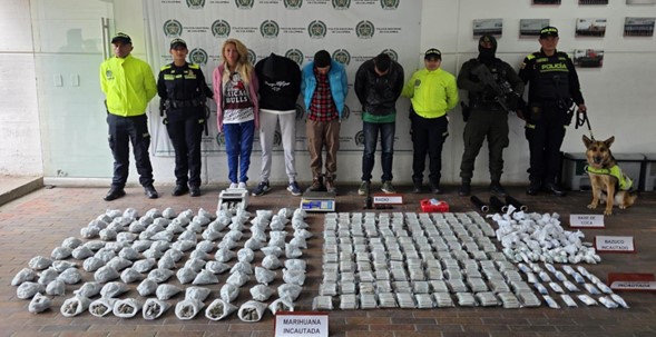 Capturan a cuatro personas tras allanar viviendas usadas para vender droga en el sur de Bogotá