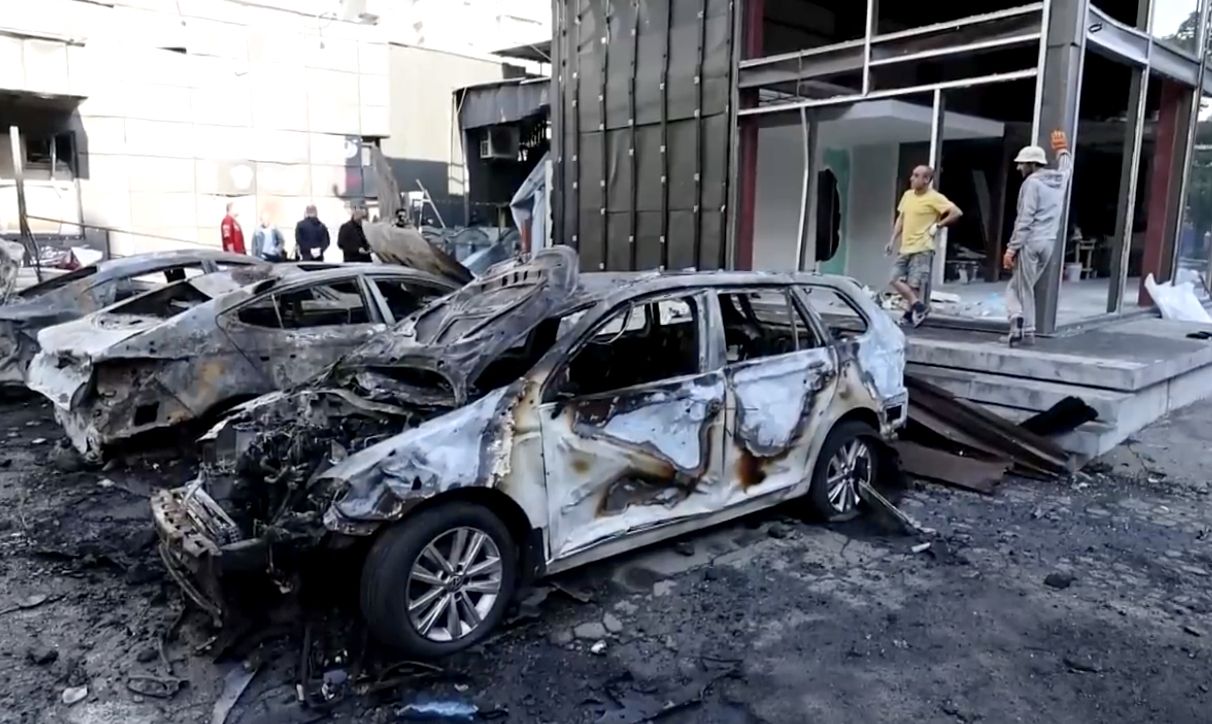 11 heridos tras ataque ruso en Kiev