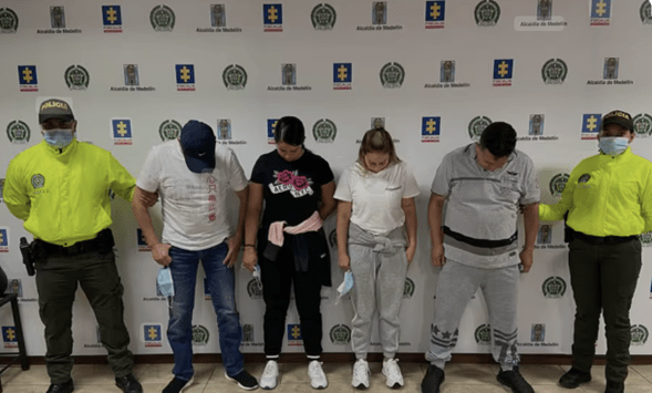Capturado alias Yordi junto a familiares de cabecillas en operativos en Medellín y Armenia