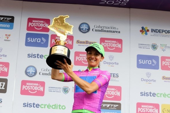 Diana Peñuela, reina de la Vuelta a Colombia: título, cuatro etapas y una lección de perseverancia