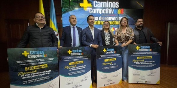 Se invierten más de 4 mil millones para mejorar caminos rurales en cuatro municipios 