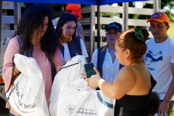 1.500 familias de Medina y Paratebueno recibieron ayuda humanitaria