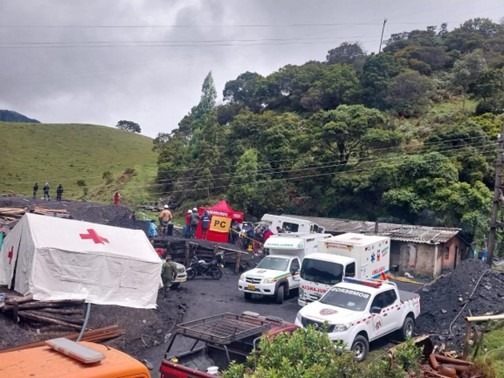 Cruz Roja entregó informe oficial tras explosión en mina de Zipaquirá donde tres mineros perdieron la vida