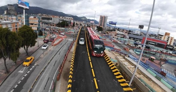 Distrito habilitó puente de la Av. Suba con calle 100 para TransMilenio y tráfico mixto