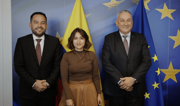 Laura Sarabia concluye visita oficial en Bruselas con acuerdos clave