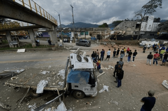 Carro bomba en Cauca, explosiones en Cali-Palmira y Buenaventura