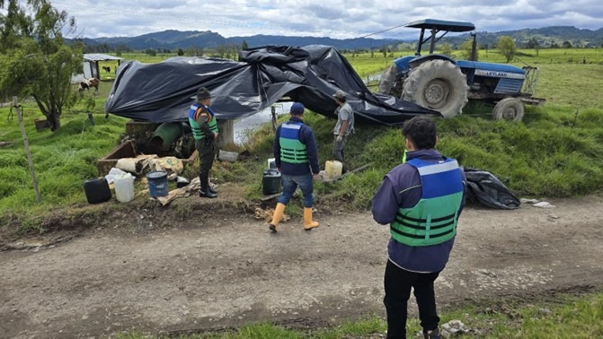CAR reveló riesgo ambiental por tanque de ACPM cercano al río Suárez