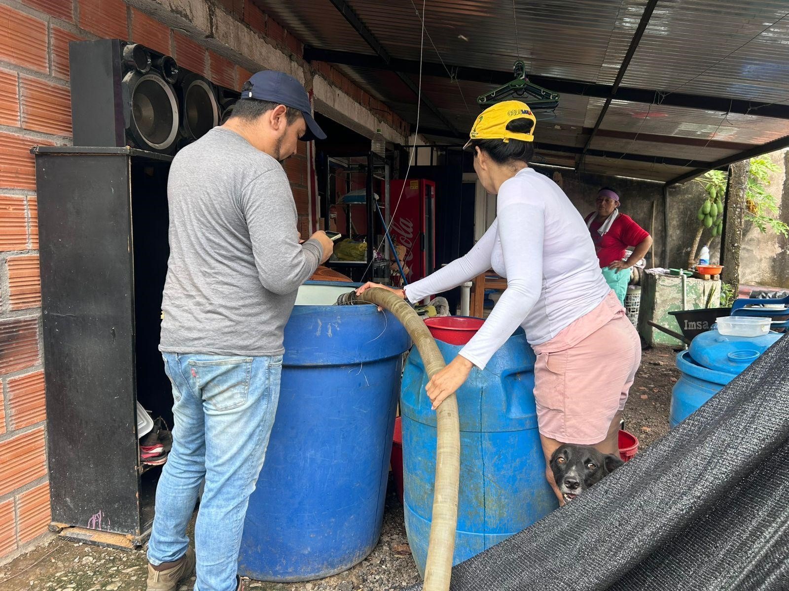 Avanzan obras clave para restablecer el agua en Paratebueno y Medina tras el sismo